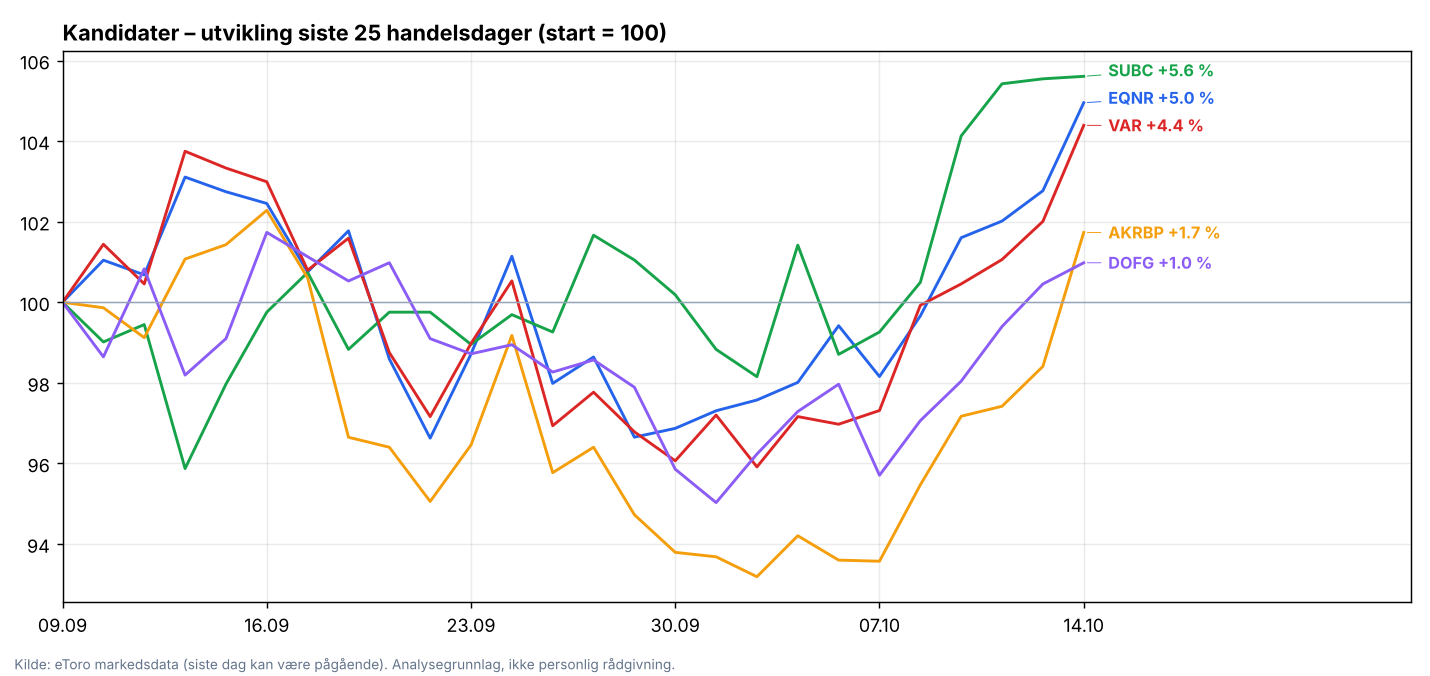 Oversiktsgraf Oslo Børs